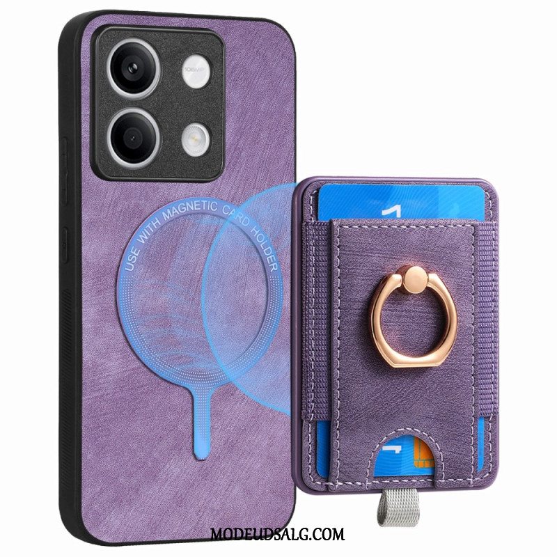 Cover Xiaomi Redmi Note 13 4g Aftagelig Kortholder Og Ring