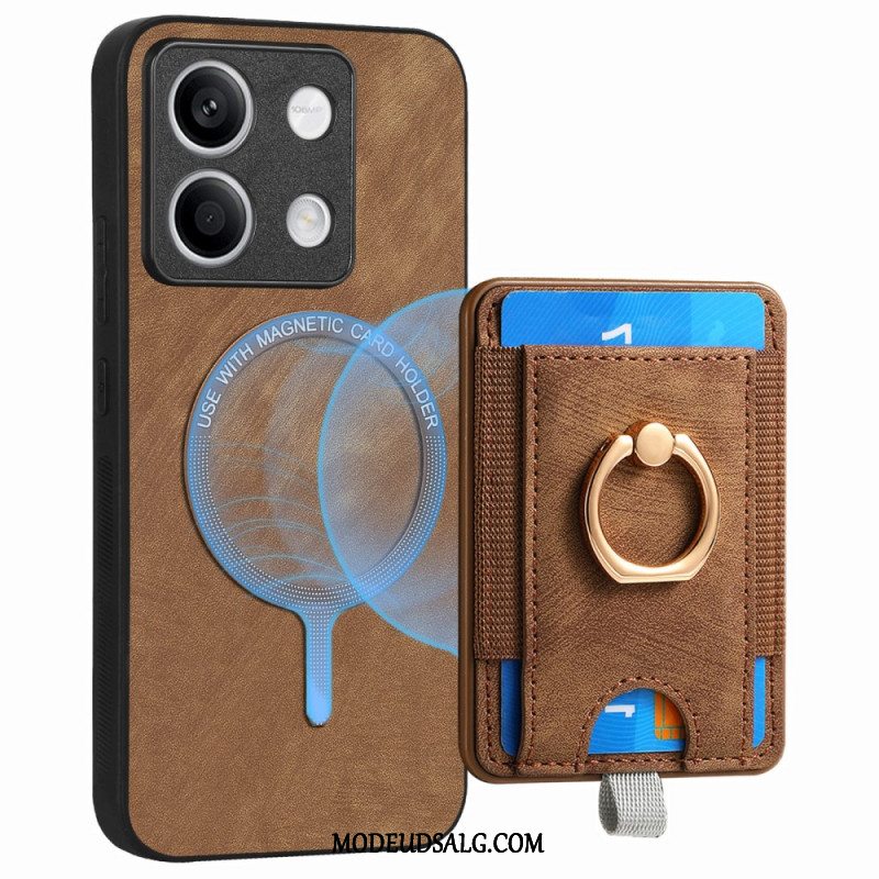 Cover Xiaomi Redmi Note 13 4g Aftagelig Kortholder Og Ring