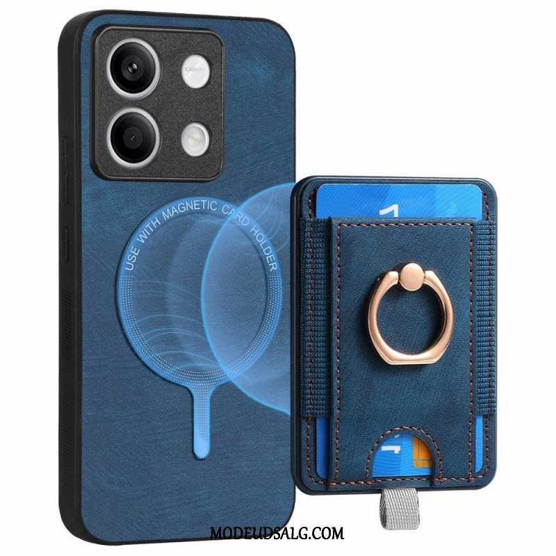 Cover Xiaomi Redmi Note 13 4g Aftagelig Kortholder Og Ring