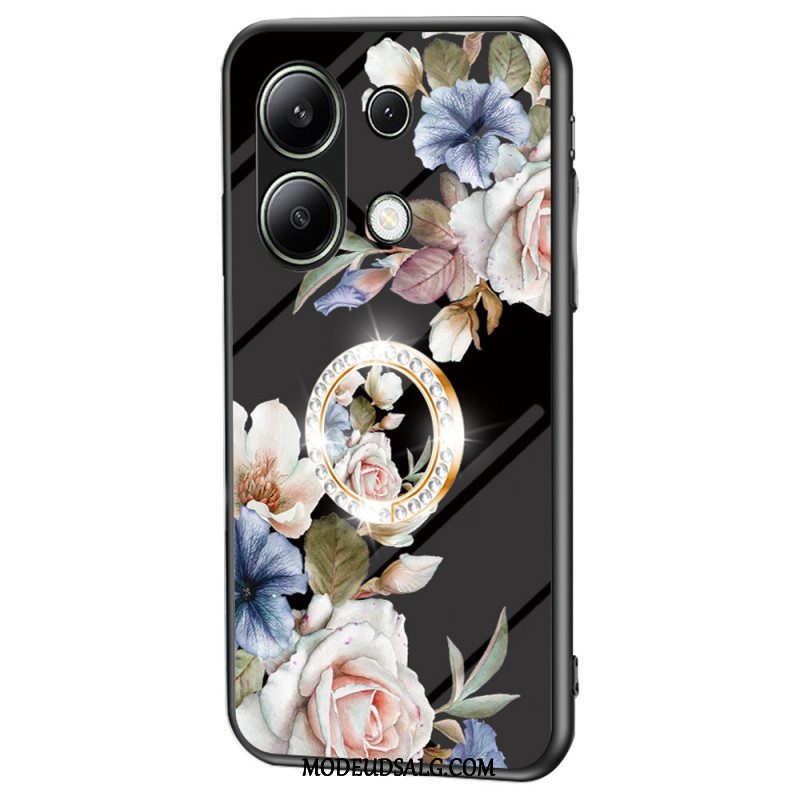 Cover Xiaomi Redmi Note 13 4g Blomster Ring-holder