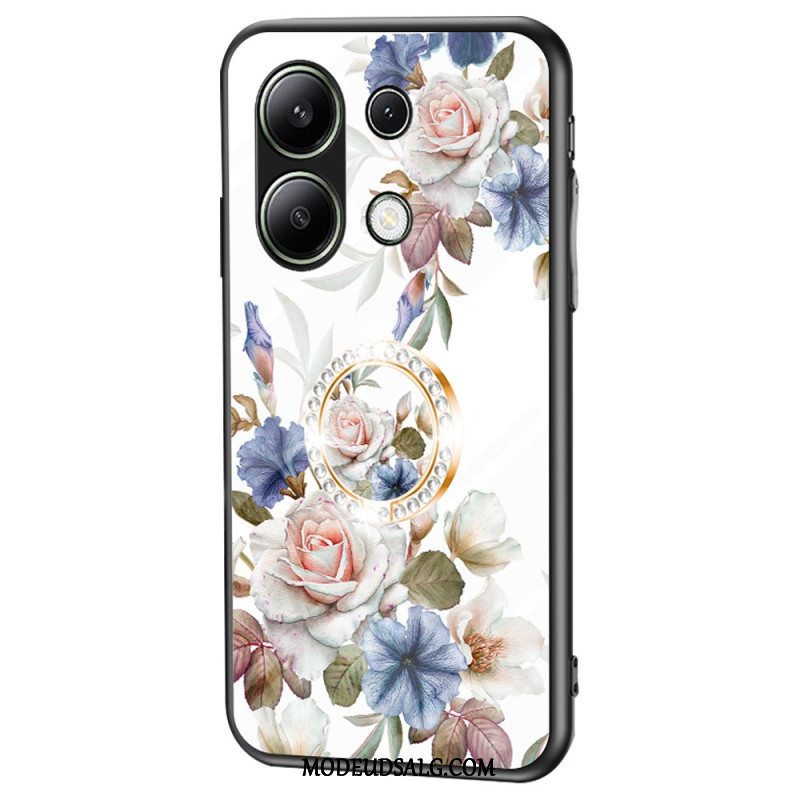 Cover Xiaomi Redmi Note 13 4g Blomster Ring-holder