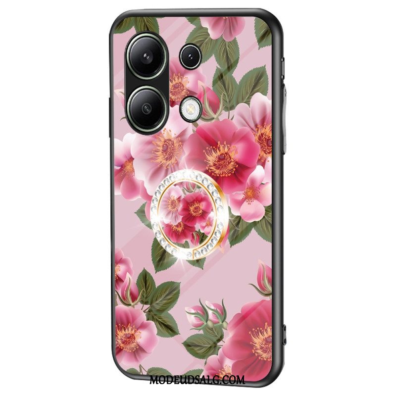 Cover Xiaomi Redmi Note 13 4g Blomster Ring-holder