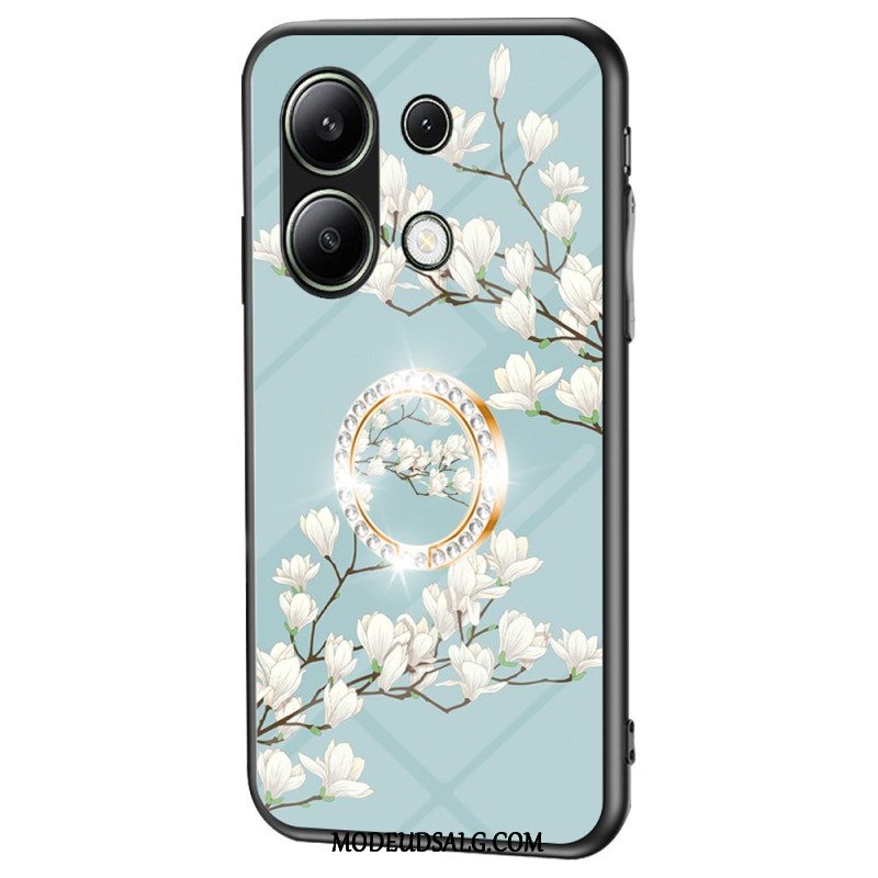 Cover Xiaomi Redmi Note 13 4g Blomster Ring-holder