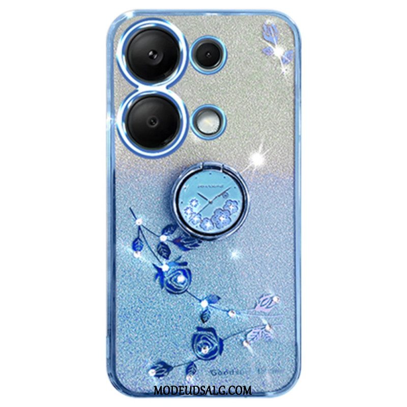 Cover Xiaomi Redmi Note 13 4g Glitter Og Rhinestone Ring-støtte Kadem