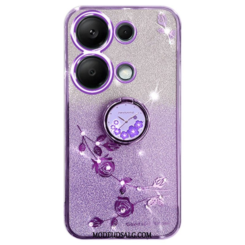 Cover Xiaomi Redmi Note 13 4g Glitter Og Rhinestone Ring-støtte Kadem