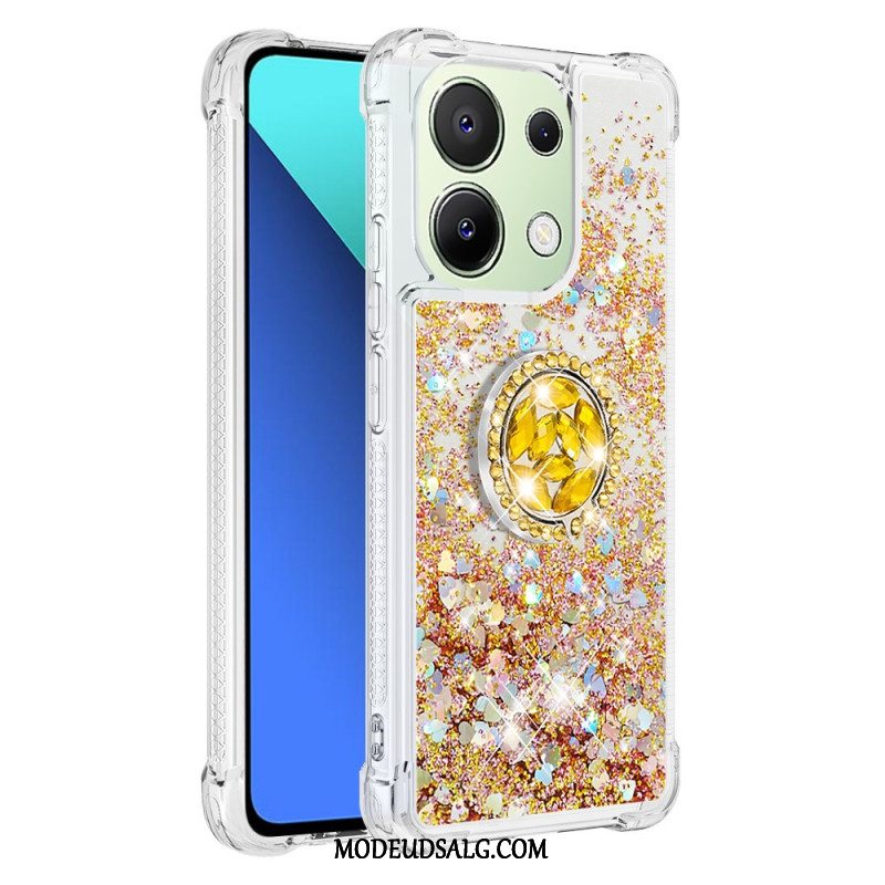 Cover Xiaomi Redmi Note 13 4g Glitter Ring-støtte