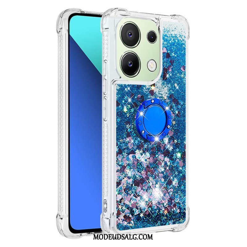 Cover Xiaomi Redmi Note 13 4g Glitter Ring-støtte