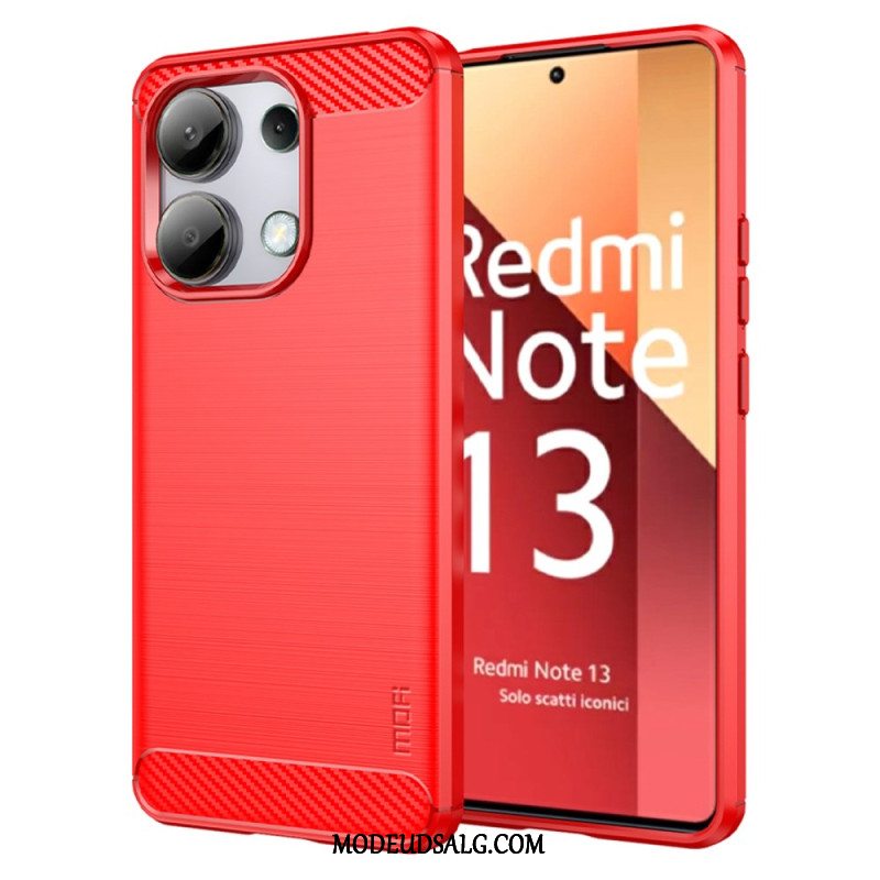 Cover Xiaomi Redmi Note 13 4g Mofi Børstet Kulfiber