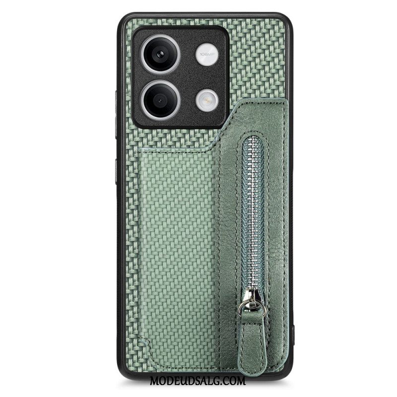 Cover Xiaomi Redmi Note 13 4g Møntpung I Kulfiber