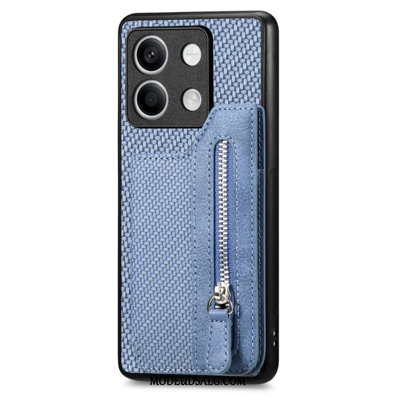 Cover Xiaomi Redmi Note 13 4g Møntpung I Kulfiber