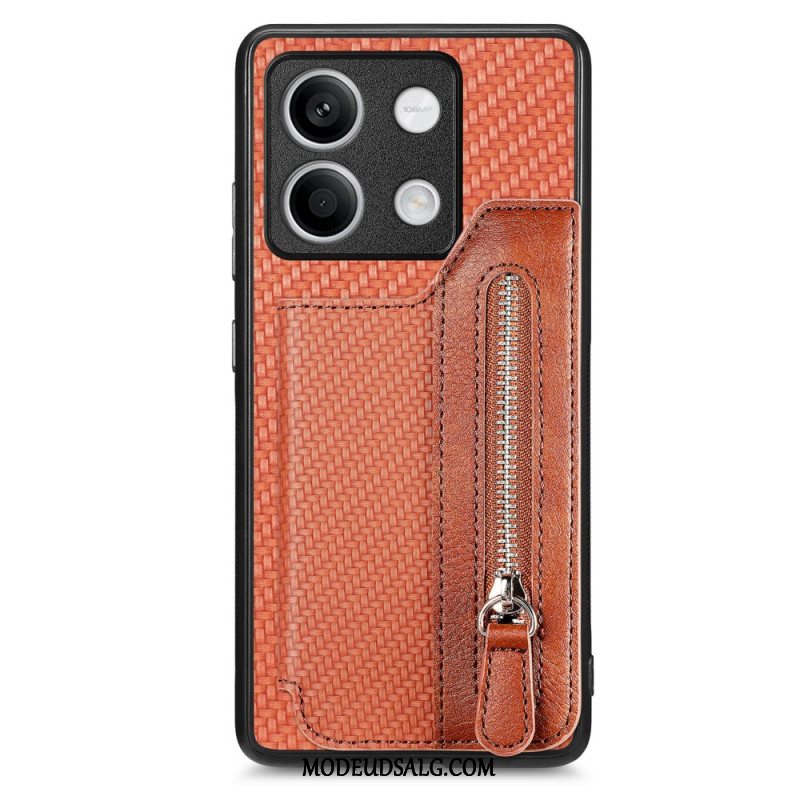 Cover Xiaomi Redmi Note 13 4g Møntpung I Kulfiber