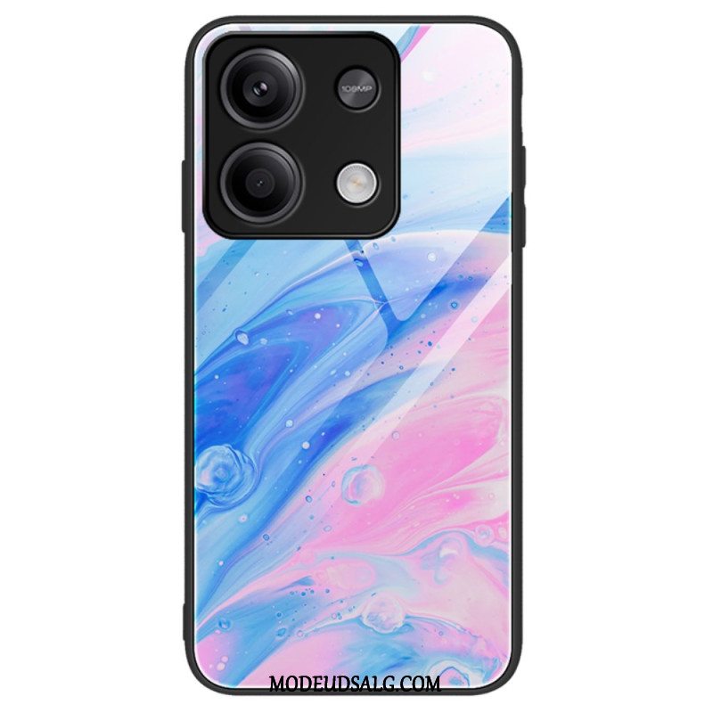 Cover Xiaomi Redmi Note 13 5g Marmormønster Hærdet Glas