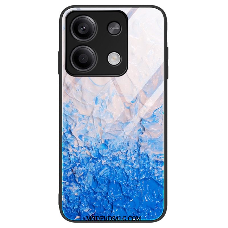 Cover Xiaomi Redmi Note 13 5g Marmormønster Hærdet Glas