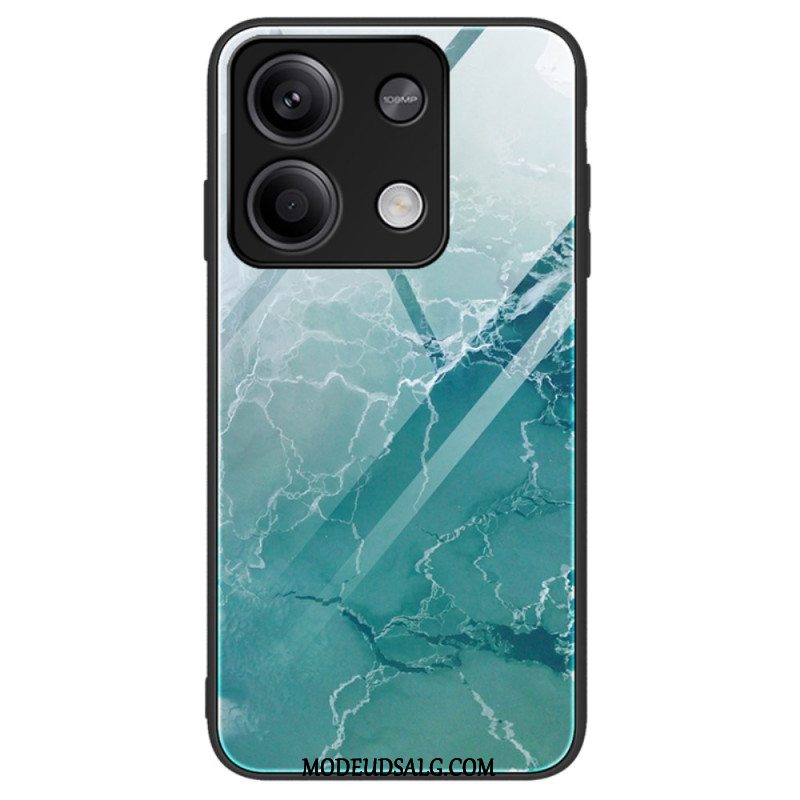 Cover Xiaomi Redmi Note 13 5g Marmormønster Hærdet Glas