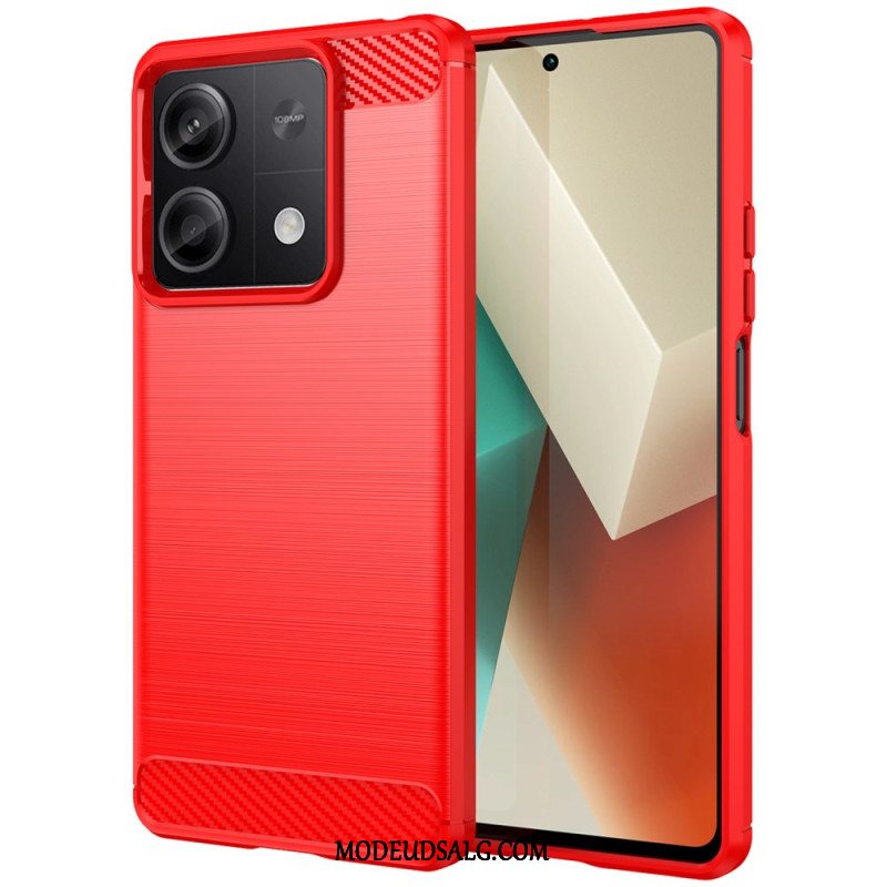 Cover Xiaomi Redmi Note 13 5g Telefon Etui Børstet Kulfiber