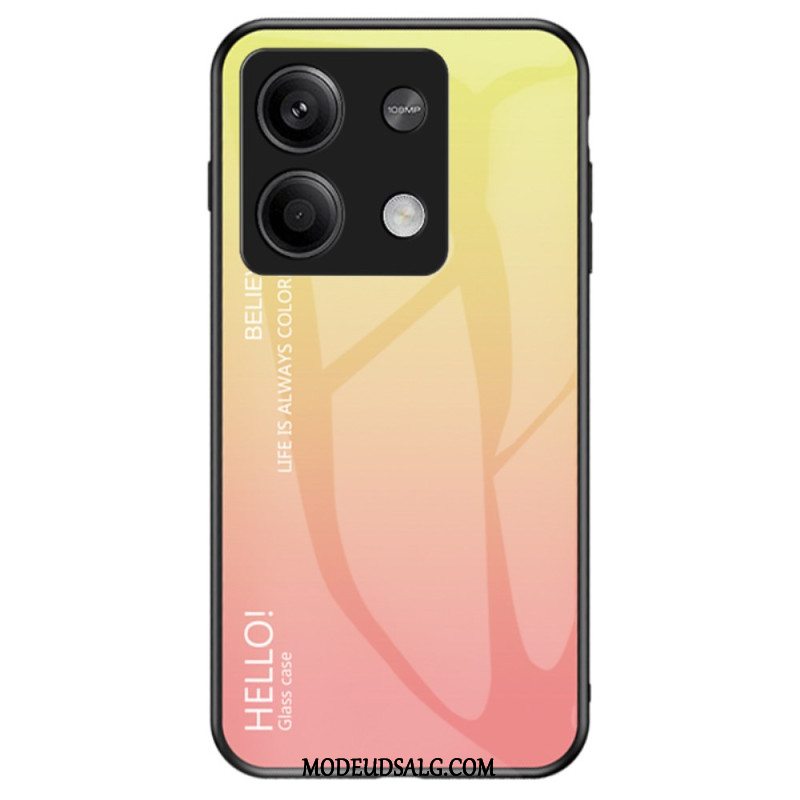 Cover Xiaomi Redmi Note 13 5g Telefon Etui Gradient Farve Hærdet Glas