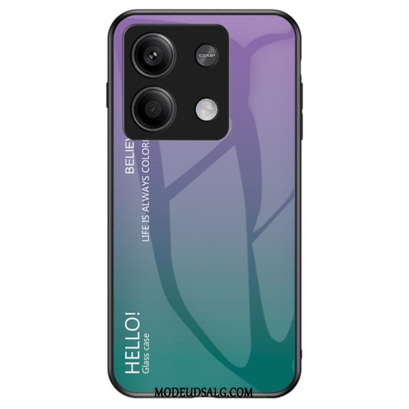 Cover Xiaomi Redmi Note 13 5g Telefon Etui Gradient Farve Hærdet Glas