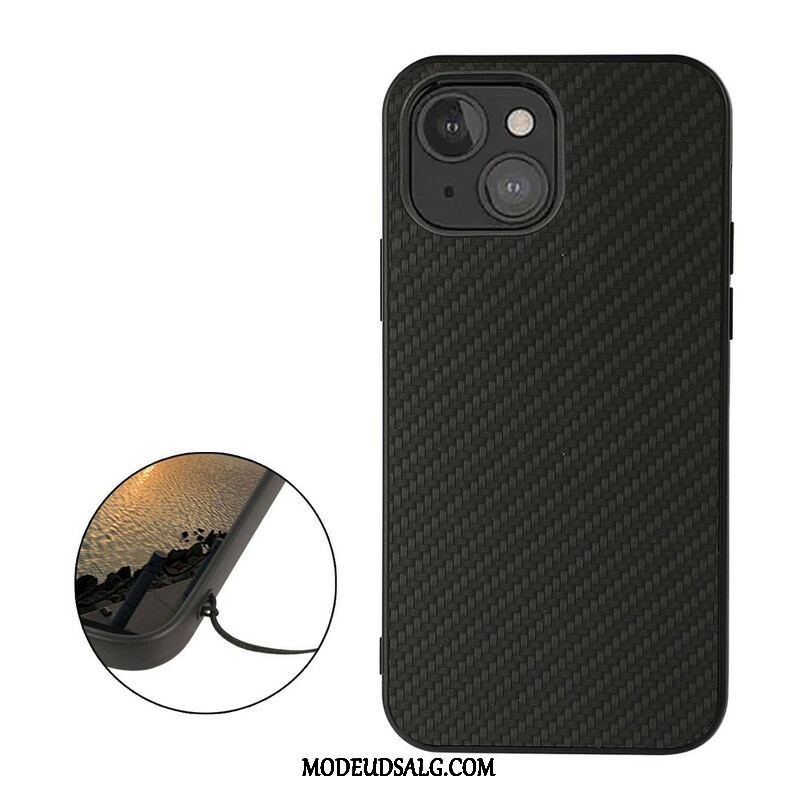 Cover iPhone 13 Mini Carbon Fiber Tekstur I Lædereffekt