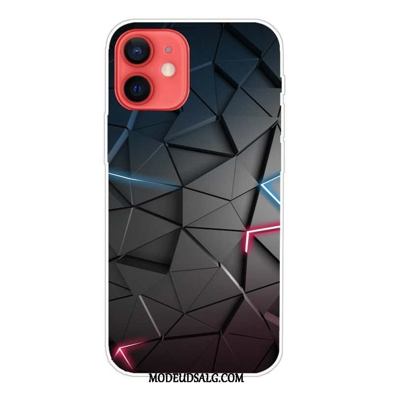 Cover iPhone 13 Mini Fleksibel Geometri