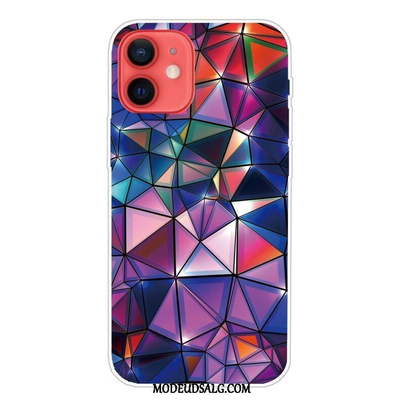 Cover iPhone 13 Mini Fleksibel Geometri