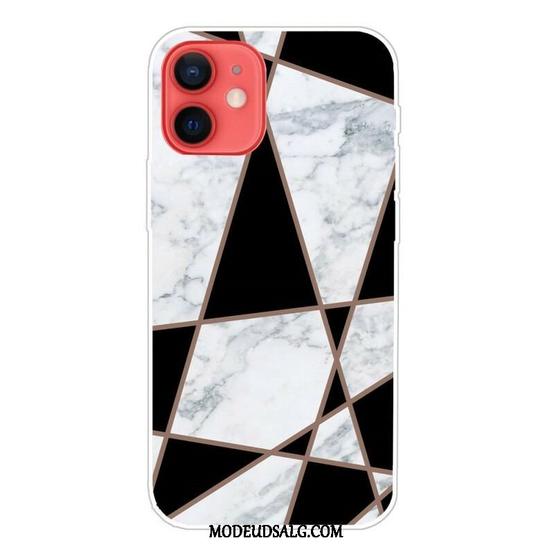 Cover iPhone 13 Mini Variabel Geometrisk Marmor