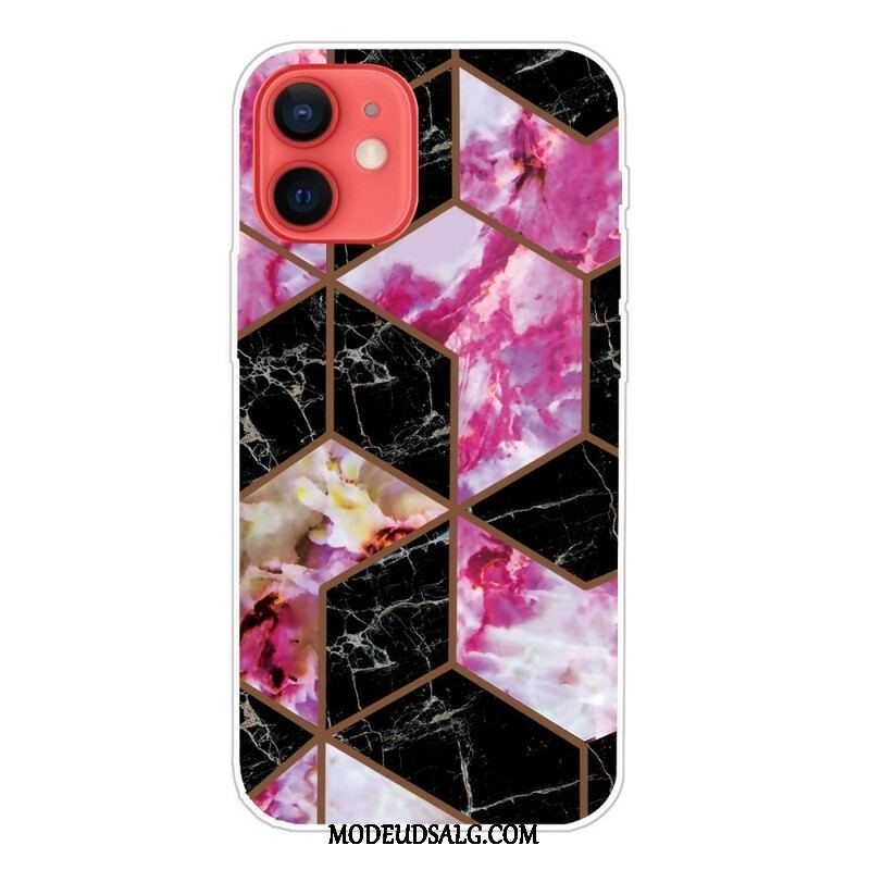 Cover iPhone 13 Mini Variabel Geometrisk Marmor