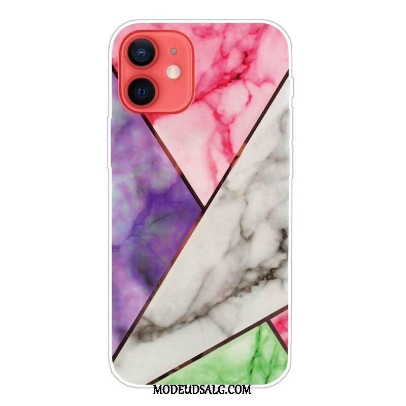 Cover iPhone 13 Mini Variabel Geometrisk Marmor