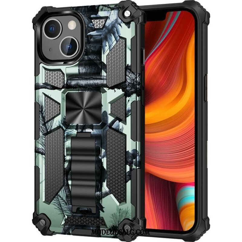 Cover iPhone 13 Pro Camouflage Aftagelig Støtte