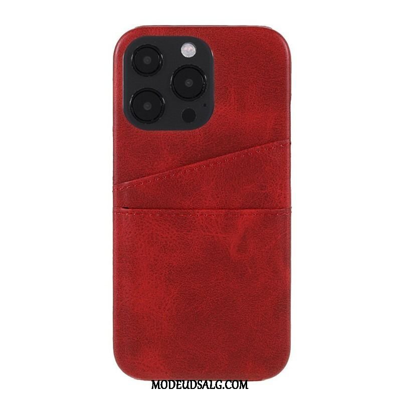 Cover iPhone 13 Pro Dobbelt Kortholder