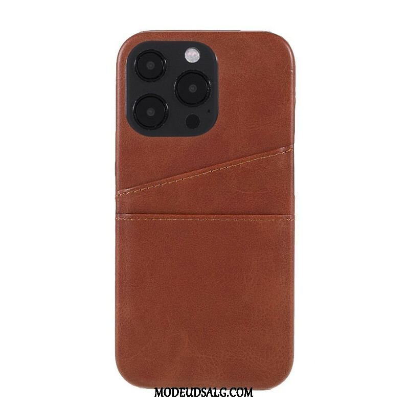 Cover iPhone 13 Pro Dobbelt Kortholder