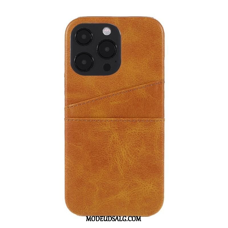 Cover iPhone 13 Pro Dobbelt Kortholder