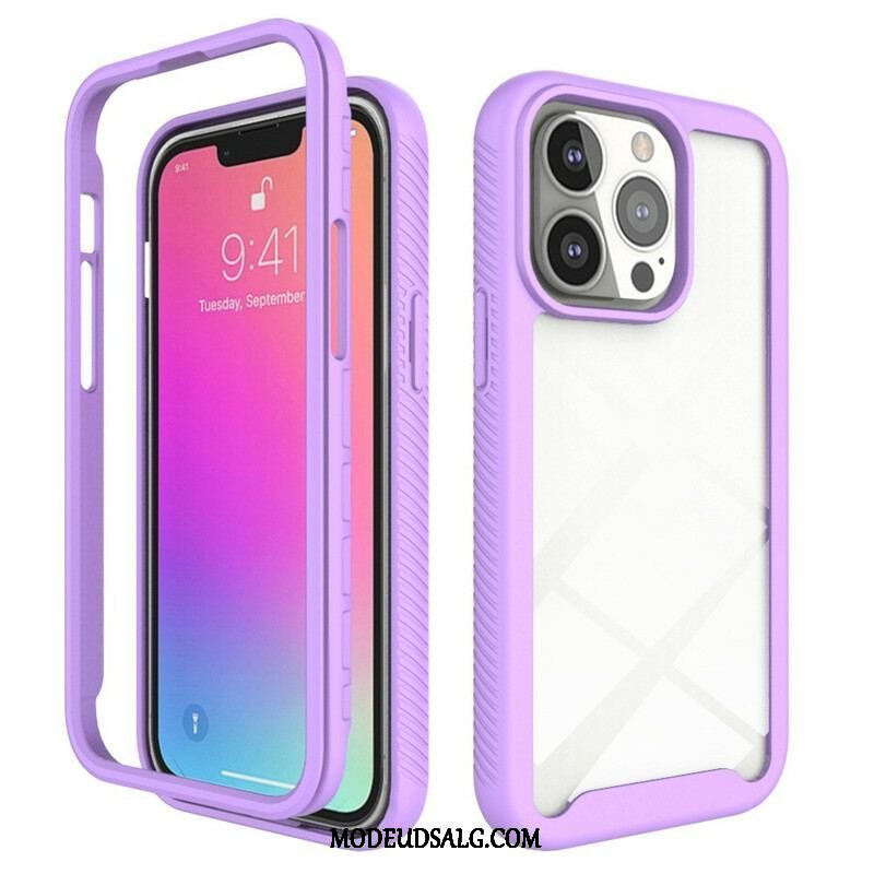 Cover iPhone 13 Pro Hybrid Design Silikone Kanter