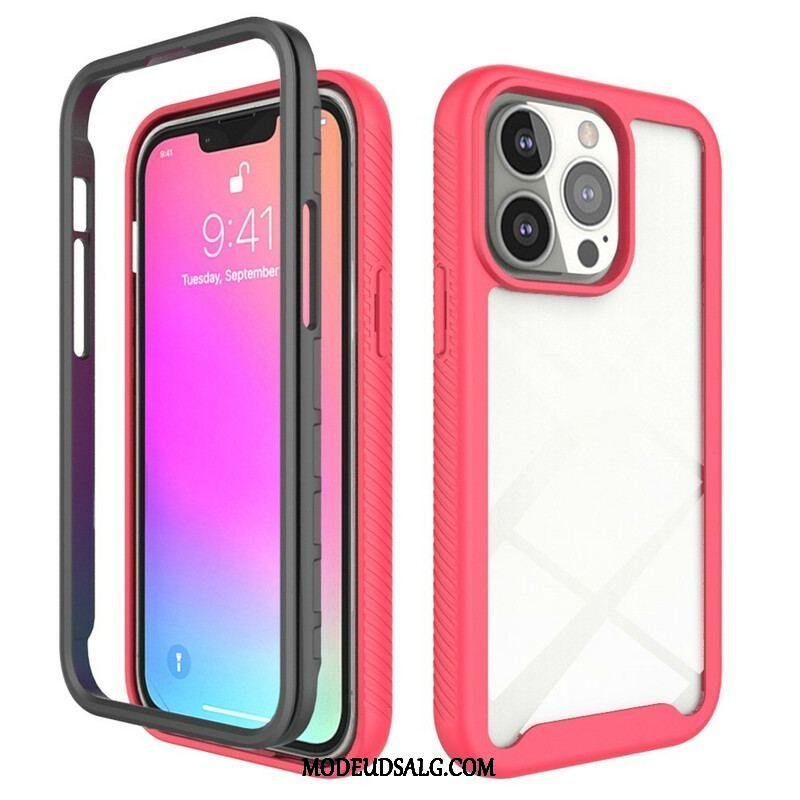 Cover iPhone 13 Pro Hybrid Design Silikone Kanter