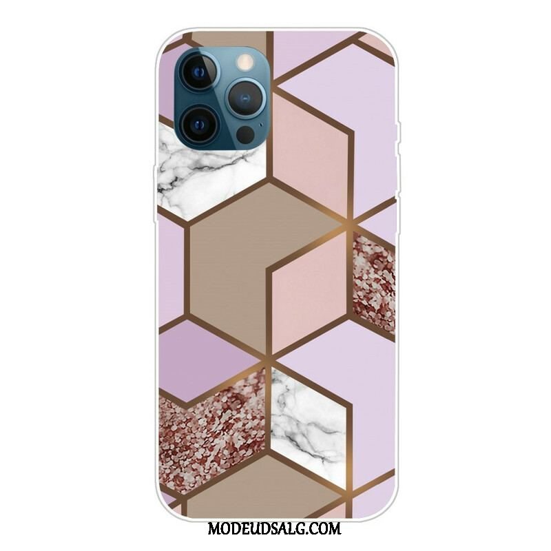 Cover iPhone 13 Pro Marmor Geometri