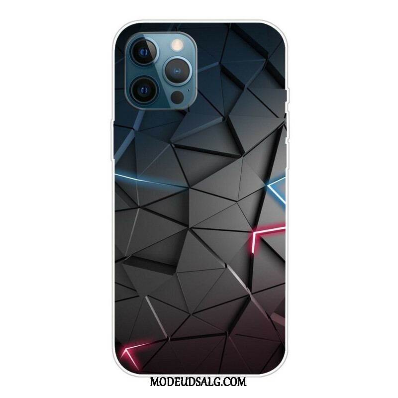 Cover iPhone 13 Pro Max Fleksibel Geometri