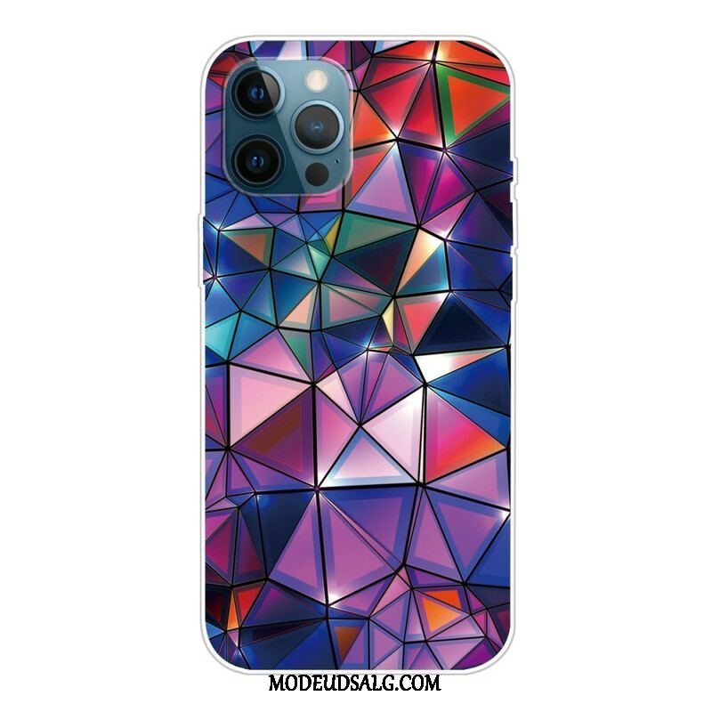 Cover iPhone 13 Pro Max Fleksibel Geometri