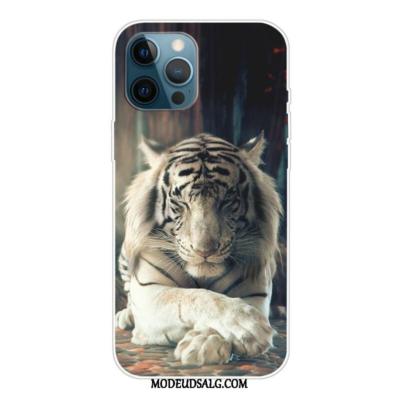 Cover iPhone 13 Pro Max Fleksibel Tiger