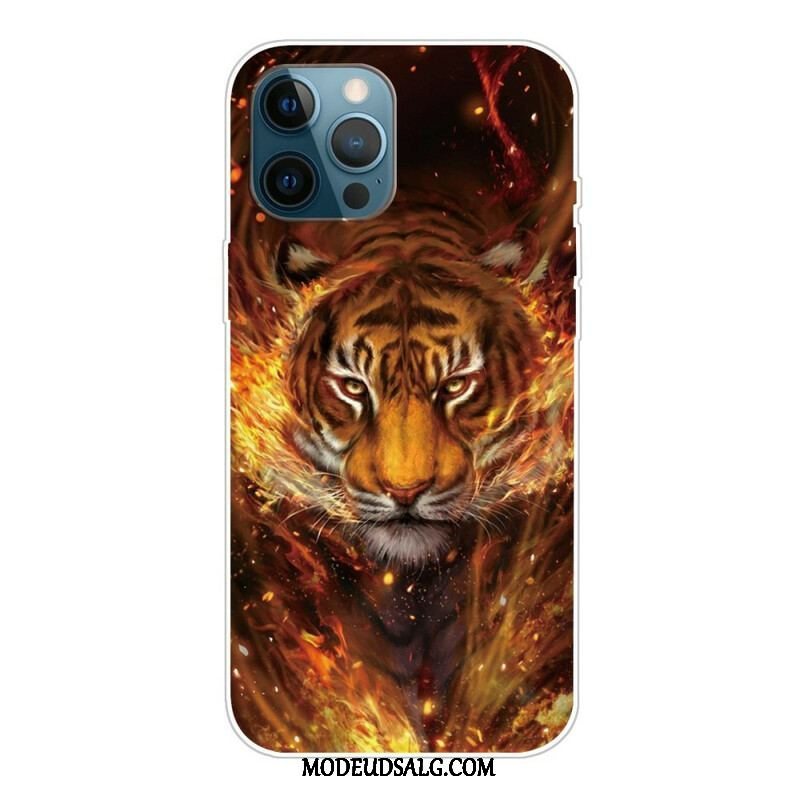 Cover iPhone 13 Pro Max Fleksibel Tiger