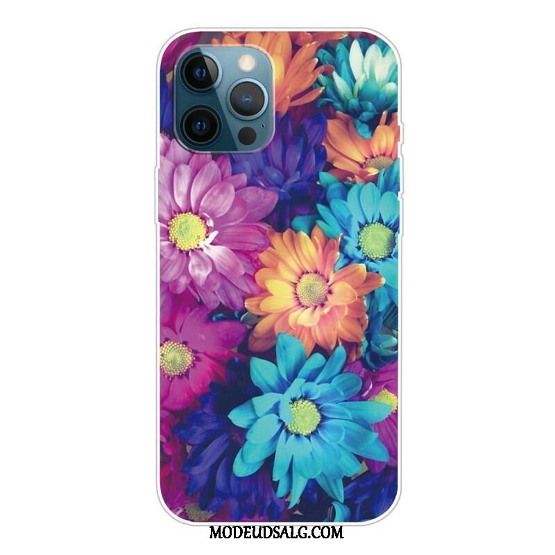 Cover iPhone 13 Pro Max Fleksible Blomster