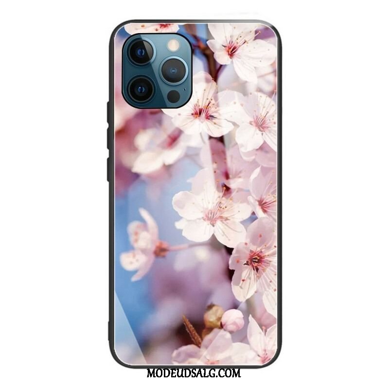 Cover iPhone 13 Pro Realistiske Hærdet Glas Blomster