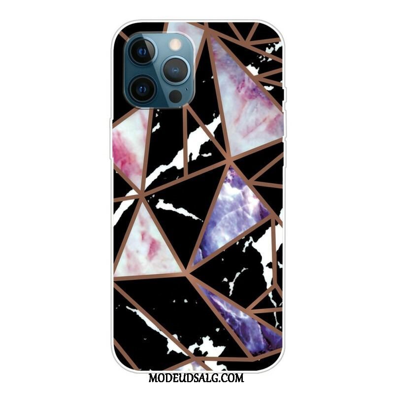 Cover iPhone 13 Pro Variabel Geometrisk Marmor