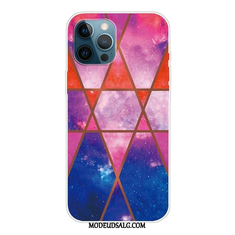 Cover iPhone 13 Pro Variabel Geometrisk Marmor