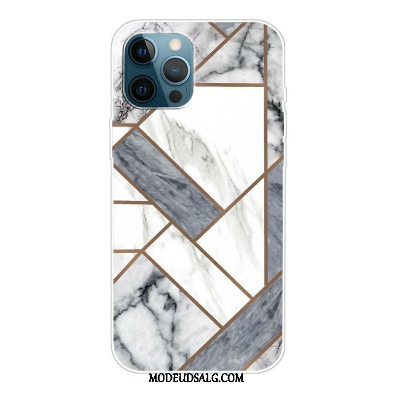 Cover iPhone 13 Pro Variabel Geometrisk Marmor