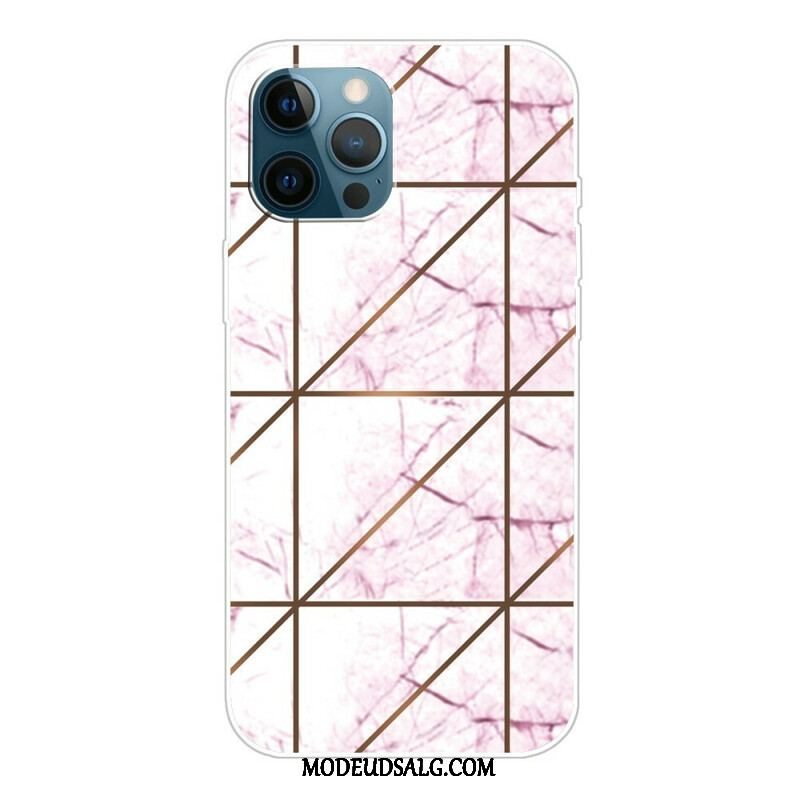 Cover iPhone 13 Pro Variabel Geometrisk Marmor