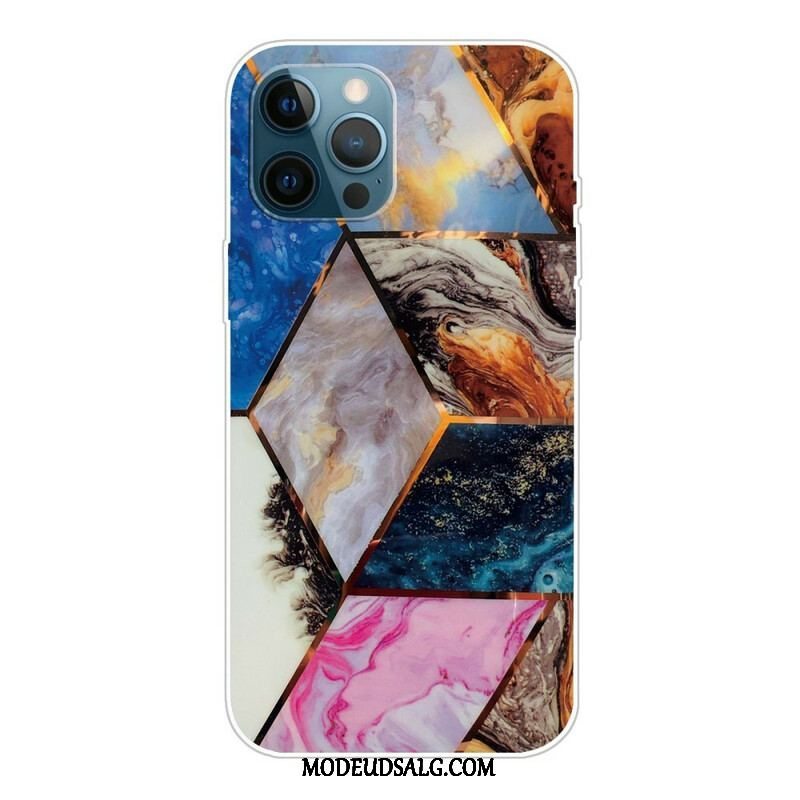 Cover iPhone 13 Pro Variabel Geometrisk Marmor