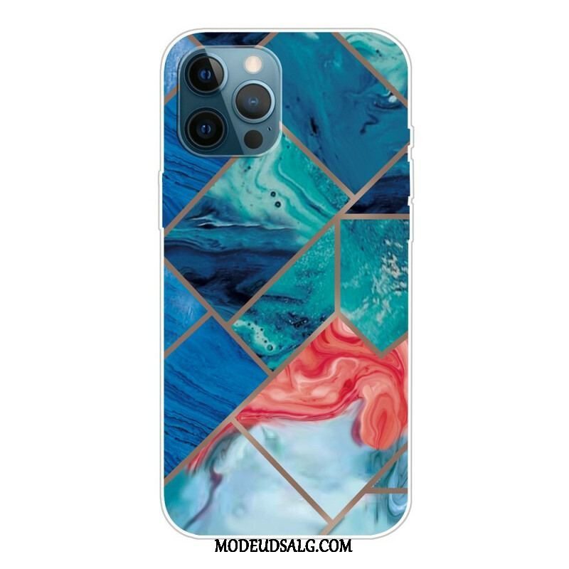 Cover iPhone 13 Pro Variabel Geometrisk Marmor