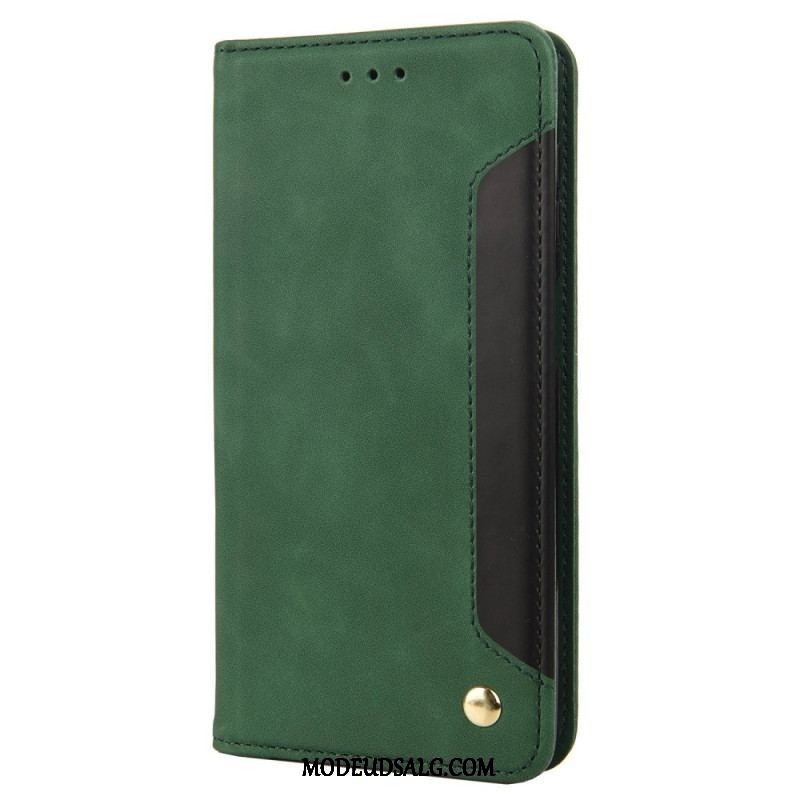 Cover iPhone 14 Flip Cover Bicolor Med Nitte