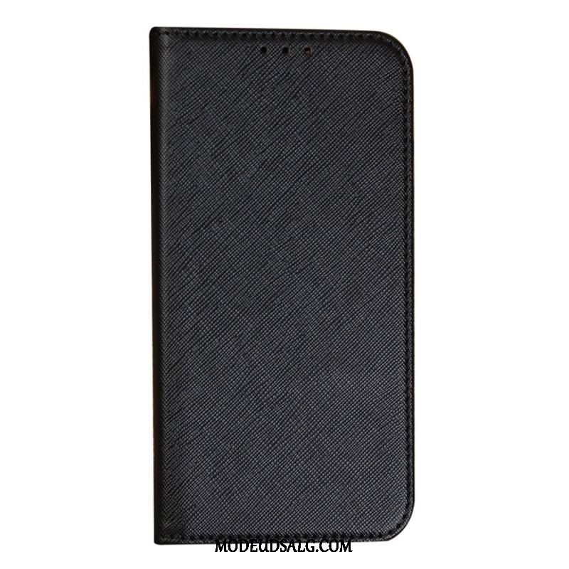 Cover iPhone 14 Flip Cover Tekstureret