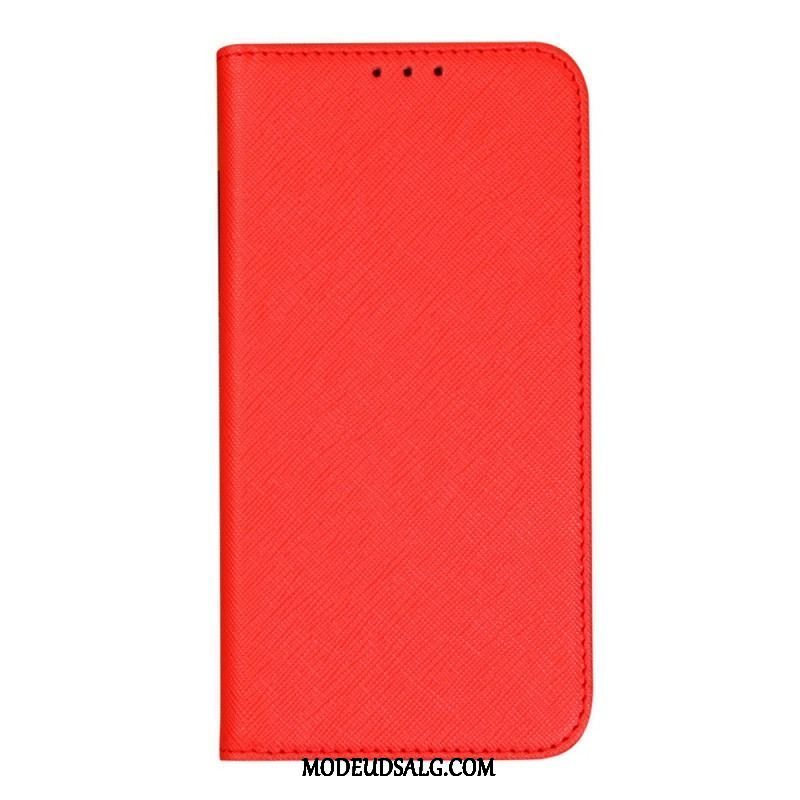 Cover iPhone 14 Flip Cover Tekstureret