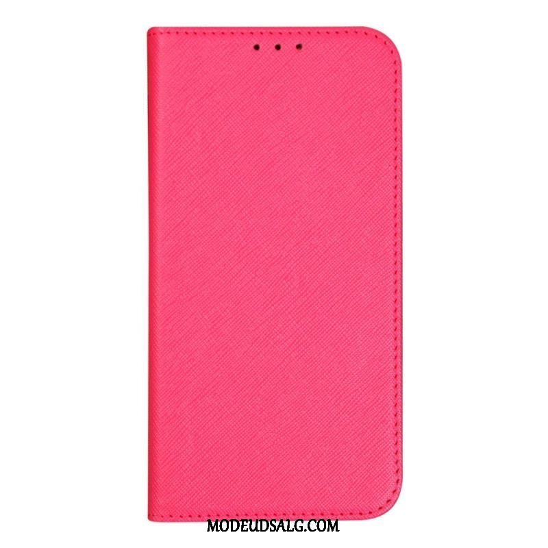 Cover iPhone 14 Flip Cover Tekstureret